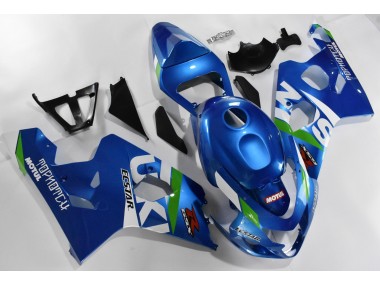 Affordable 2004-2005 Blue White Suzuki GSXR 600/750 Motorcylce Fairings UK