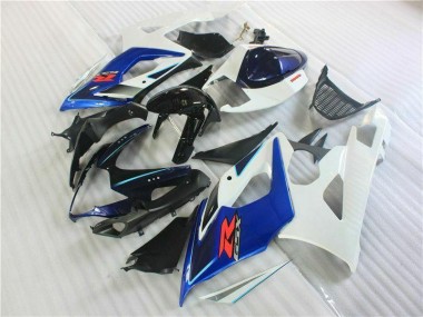 Affordable 2005-2006 Black Blue White Suzuki GSXR 1000 Motorbike Fairing UK