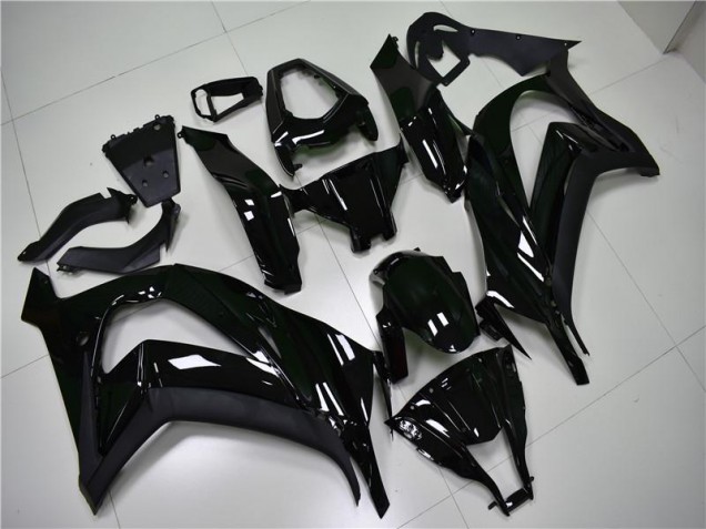 Affordable 2011-2015 Matte Black Kawasaki ZX10R Motorcycle Fairings Kits UK