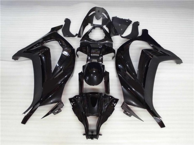 Affordable 2011-2015 Matte Black Kawasaki ZX10R Motorcycle Fairings Kits UK