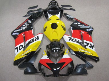 Affordable 2004-2005 Yellow Red Repsol Honda CBR1000RR Motor Fairings UK