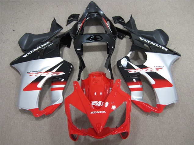 Affordable 2001-2003 Red White Black Honda CBR600 F4i Motorcycle Replacement Fairings UK